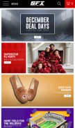 How sportsfanisland.com looks like on a mobile device such as an iPhone.