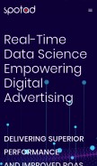 How spotad.co looks like on a mobile device such as an iPhone.