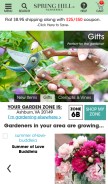 How springhillnursery.com looks like on a mobile device such as an iPhone.