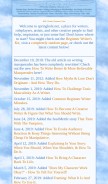 How springhole.net looks like on a mobile device such as an iPhone.
