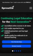 How sprouteducation.com looks like on a mobile device such as an iPhone.
