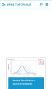 How spss-tutorials.com looks like on a mobile device such as an iPhone.
