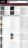 How sputnikmusic.com looks like on a mobile device such as an iPhone.