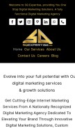 How sqexpertise.com looks like on a mobile device such as an iPhone.