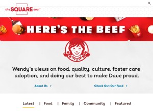 How squaredealblog.com looks like on a tablet such as an iPad.