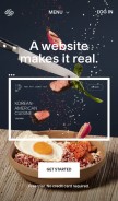 How squarespace.com looks like on a mobile device such as an iPhone.