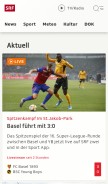 How srf.ch looks like on a mobile device such as an iPhone.