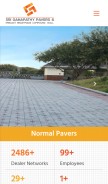 How sriganapathypavers.com looks like on a mobile device such as an iPhone.
