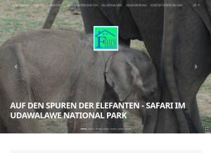 How srilanka-ferien.net looks like on a tablet such as an iPad.