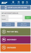 How srpnet.com looks like on a mobile device such as an iPhone.