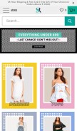 How srstore.in looks like on a mobile device such as an iPhone.