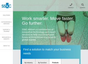 How ssctech.com looks like on a tablet such as an iPad.