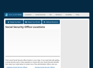 How ssofficelocation.com looks like on a tablet such as an iPad.