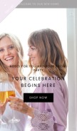 How ssweddings.store looks like on a mobile device such as an iPhone.