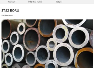 How st52boru.com looks like on a tablet such as an iPad.