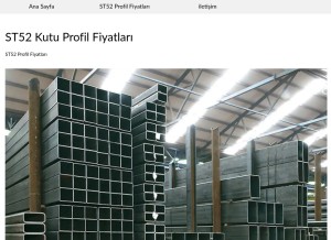 How st52kutuprofil.com looks like on a tablet such as an iPad.