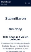 How stannibaron.cc looks like on a mobile device such as an iPhone.
