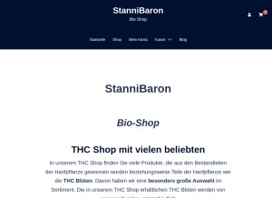 How stannibaron.cc looks like on a tablet such as an iPad.
