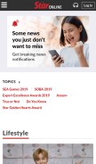 How star2.com looks like on a mobile device such as an iPhone.