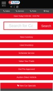 How starautomall.com looks like on a mobile device such as an iPhone.