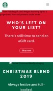 How starbucks.ca looks like on a mobile device such as an iPhone.