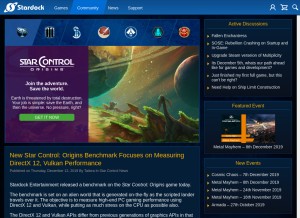 How stardock.net looks like on a tablet such as an iPad.