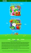 How starfall.com looks like on a mobile device such as an iPhone.