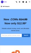How starfieldtech.com looks like on a mobile device such as an iPhone.