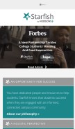 How starfishsolutions.com looks like on a mobile device such as an iPhone.