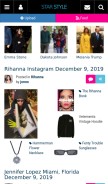 How starstyle.com looks like on a mobile device such as an iPhone.