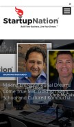 How startupnation.com looks like on a mobile device such as an iPhone.
