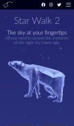 How starwalk.space looks like on a mobile device such as an iPhone.