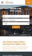 How stashrewards.com looks like on a mobile device such as an iPhone.