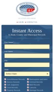 How staterecords.org looks like on a mobile device such as an iPhone.