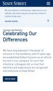 How statestreet.com looks like on a mobile device such as an iPhone.