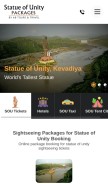 How statueofunitypackage.in looks like on a mobile device such as an iPhone.