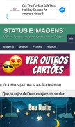 How statusimagens.com looks like on a mobile device such as an iPhone.