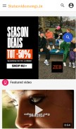 How statusvideosongs.in looks like on a mobile device such as an iPhone.