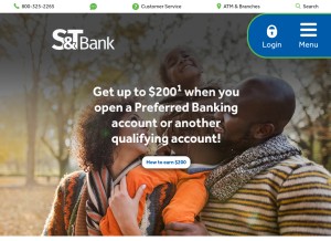 How stbank.com looks like on a tablet such as an iPad.