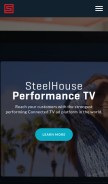 How steelhouse.com looks like on a mobile device such as an iPhone.