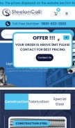 How steeloncall.com looks like on a mobile device such as an iPhone.