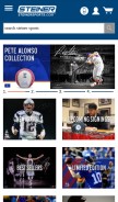 How steinersports.com looks like on a mobile device such as an iPhone.