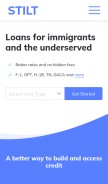 How stilt.com looks like on a mobile device such as an iPhone.