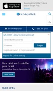 How stmarysbank.com looks like on a mobile device such as an iPhone.