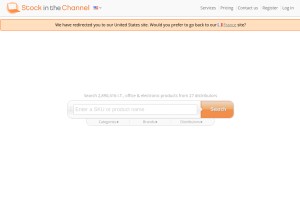 How stockinthechannel.com looks like on a tablet such as an iPad.