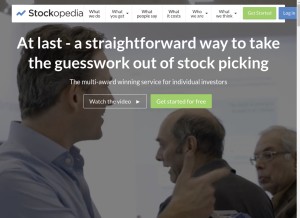 How stockopedia.com looks like on a tablet such as an iPad.