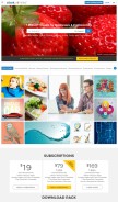 How stockunlimited.com looks like on a mobile device such as an iPhone.