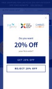 How stopagingnow.com looks like on a mobile device such as an iPhone.