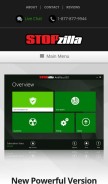 How stopzilla.com looks like on a mobile device such as an iPhone.