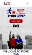 How storefast.co.za looks like on a mobile device such as an iPhone.